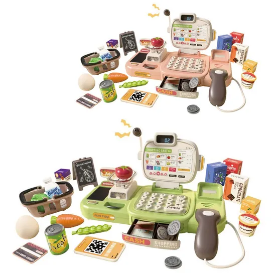 Lustiges Supermarkt-Registrierkassenspielzeug, Rollenspielspielzeug für Kinder, Geschenkspielzeug